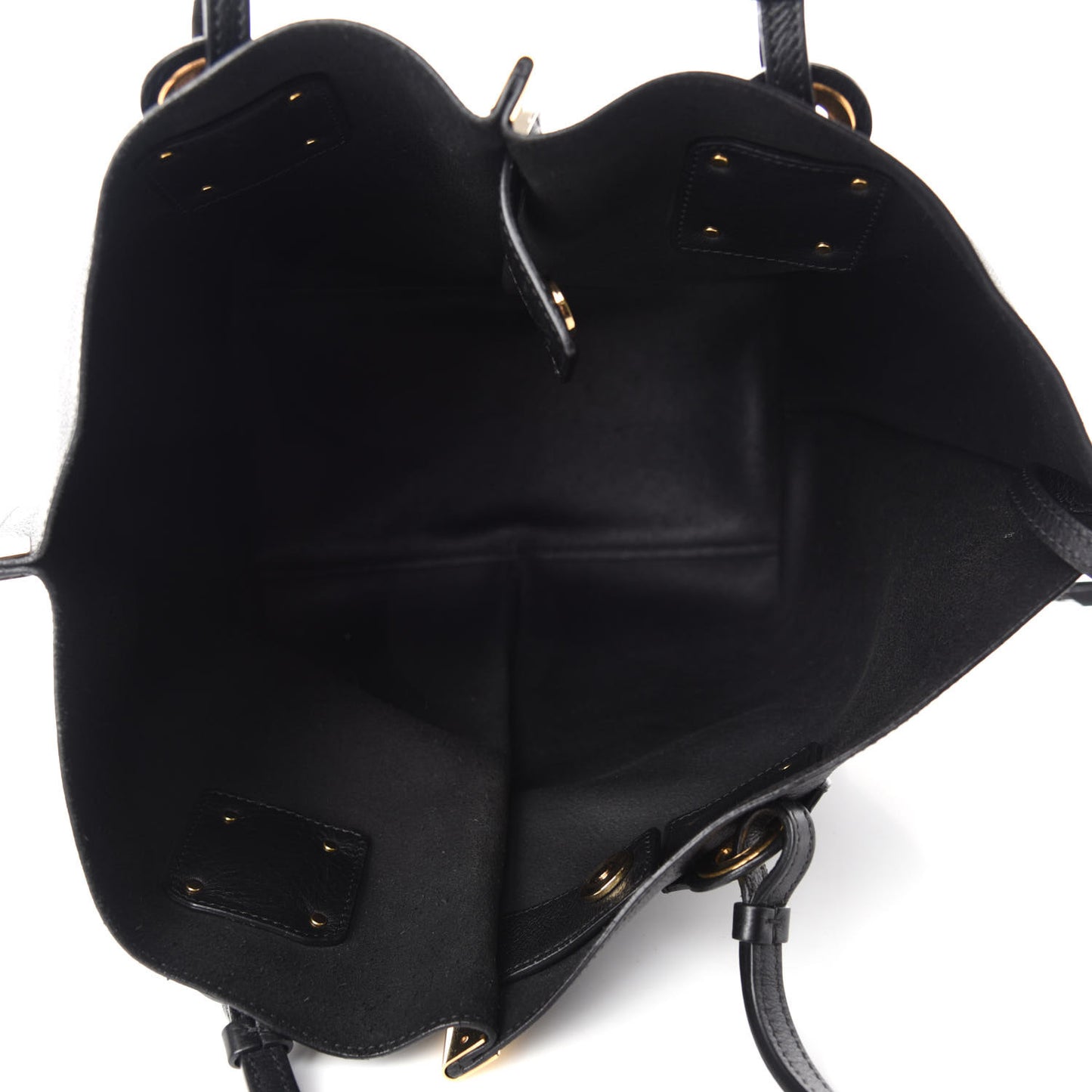 Smooth Calfskin Medium Vick Tote Black