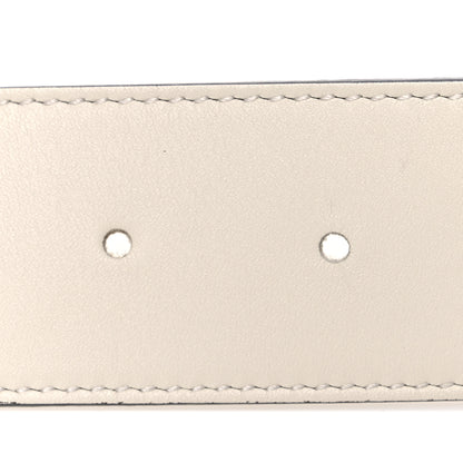 Gucci Calfskin Double G 40mm Belt 85 34 Mystic White 6 of 6