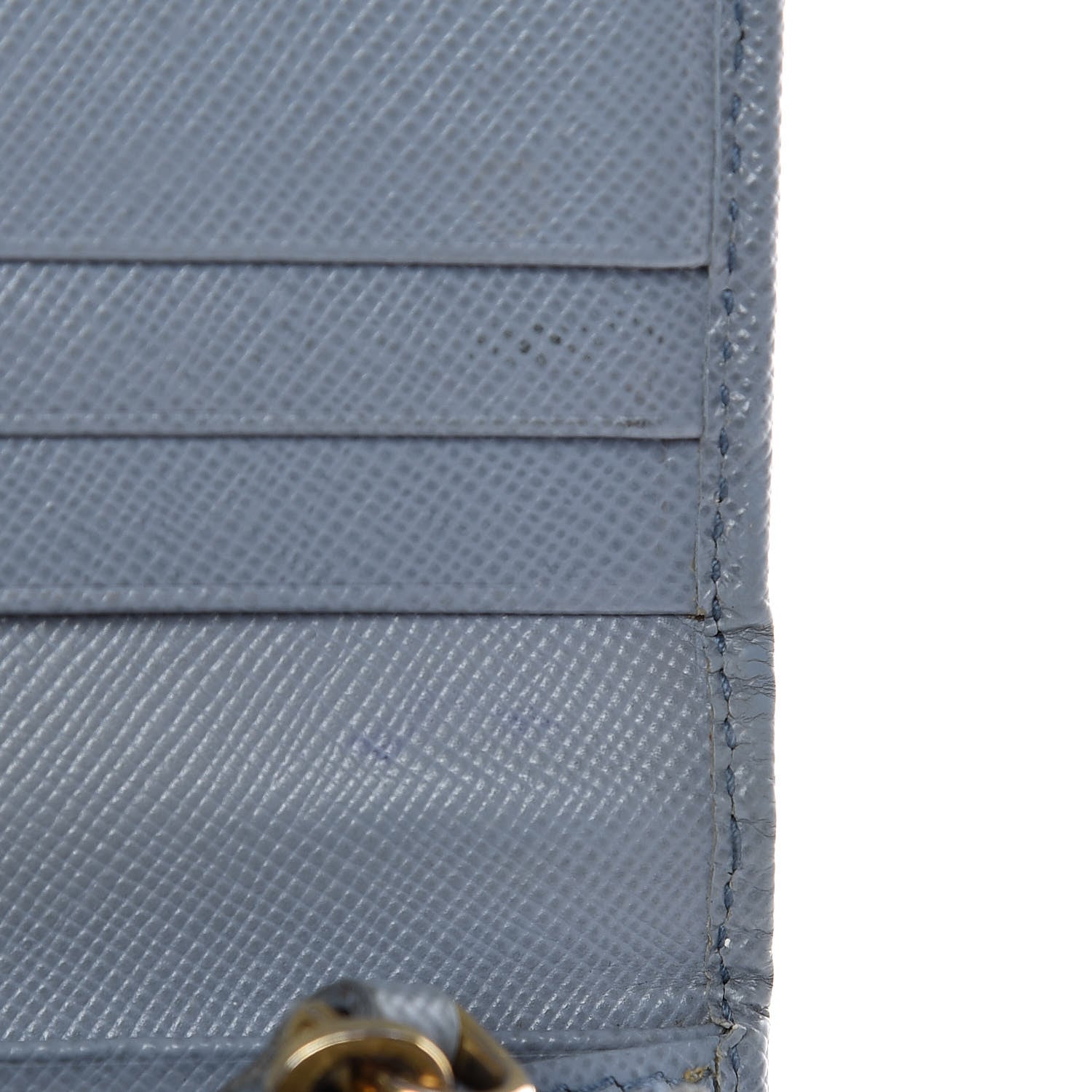 Prada Saffiano Metal Continental Flap Travel Wallet Astrale 13 of 19
