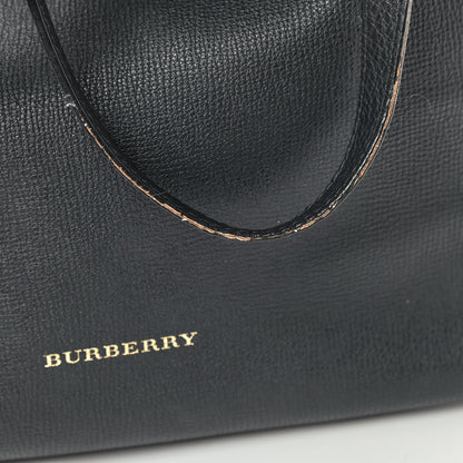 Burberry Grainy Calfskin House Check Small Canterbury Black 6 of 7