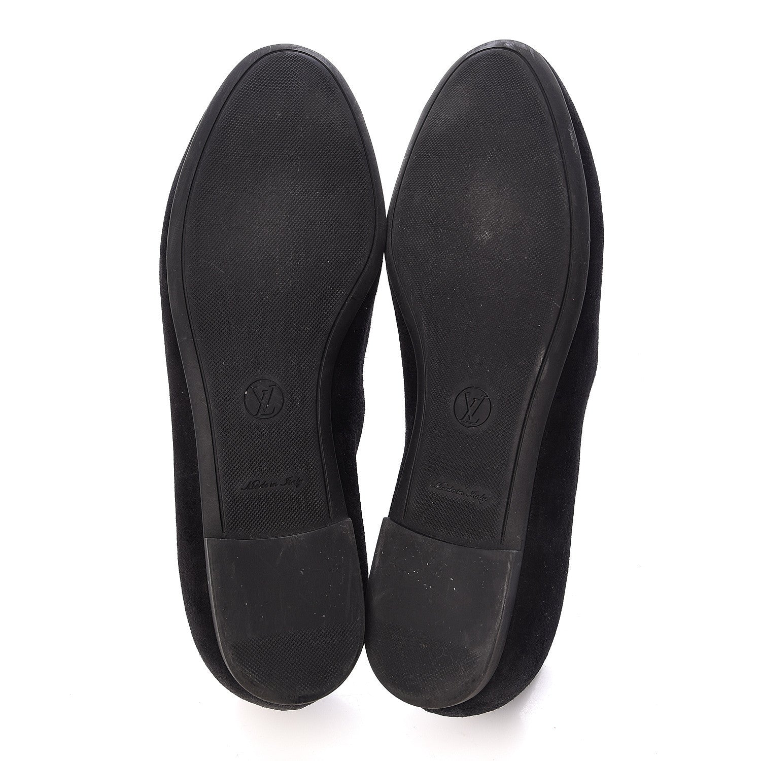 Louis Vuitton Suede Monogram Uniformes Ballet Flats 36 Black 9 of 9