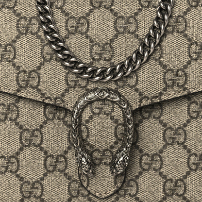 Gucci GG Supreme Monogram Mini Dionysus Chain Wallet Beige Taupe 7 of 9