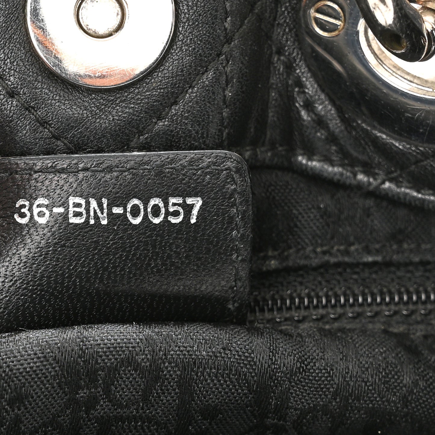 Lambskin Cannage Medium Soft Lady Dior Black