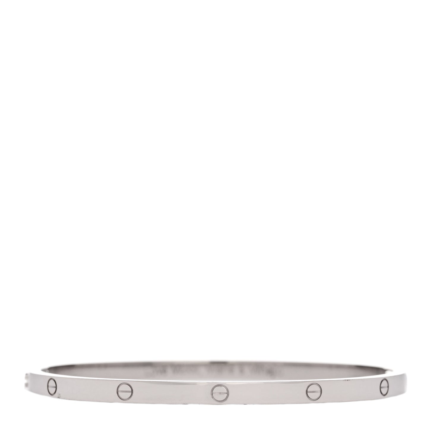 18K White Gold Small LOVE Bracelet 18