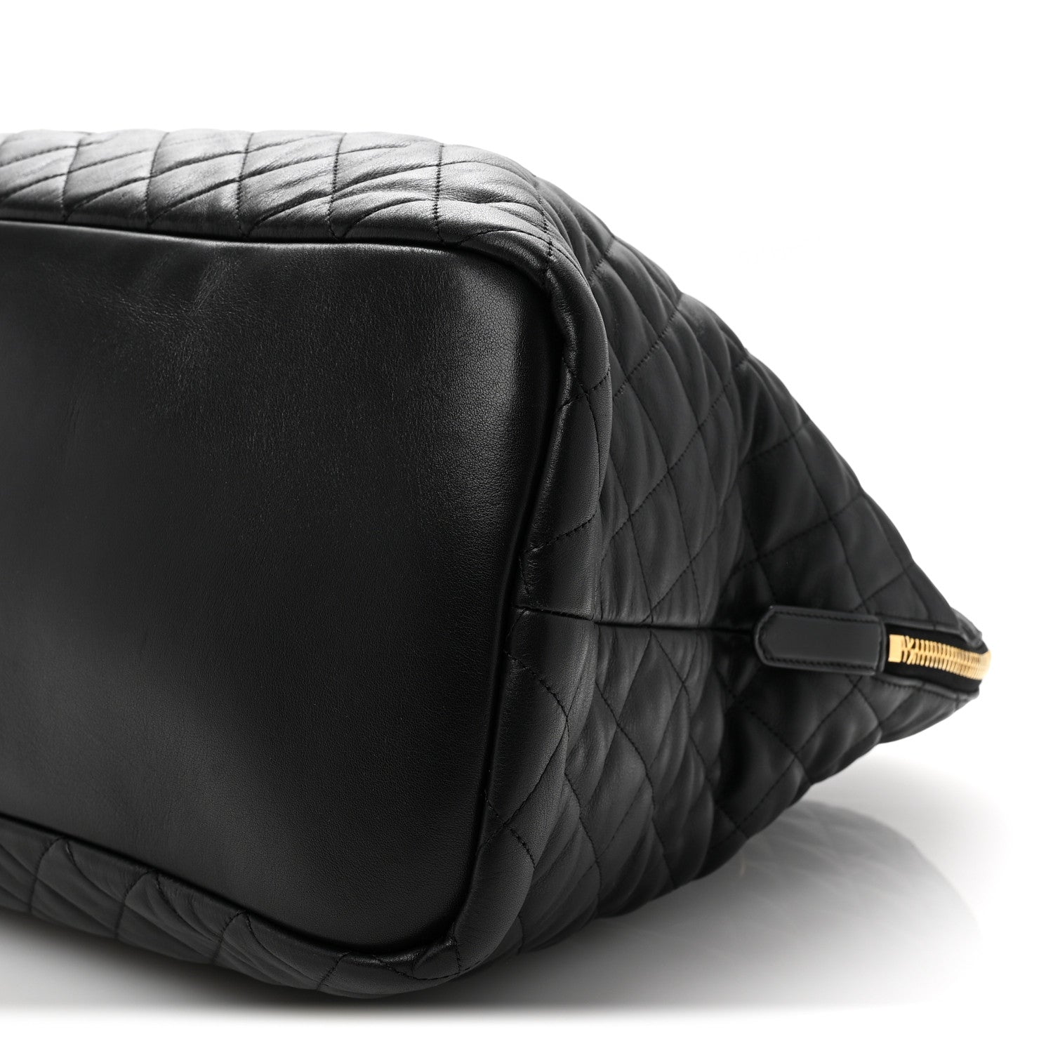 Saint Laurent Calfskin Quilted ES Giant Travel Bag Black 8 of 13