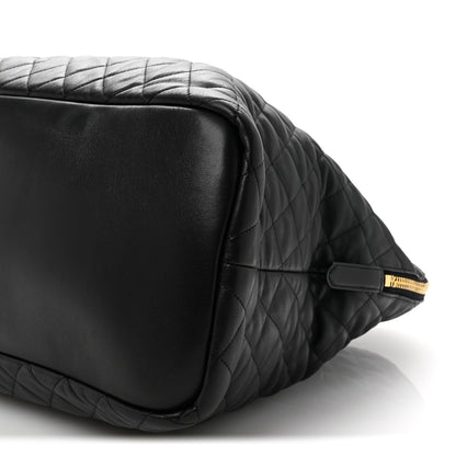 Saint Laurent Calfskin Quilted ES Giant Travel Bag Black 8 of 13