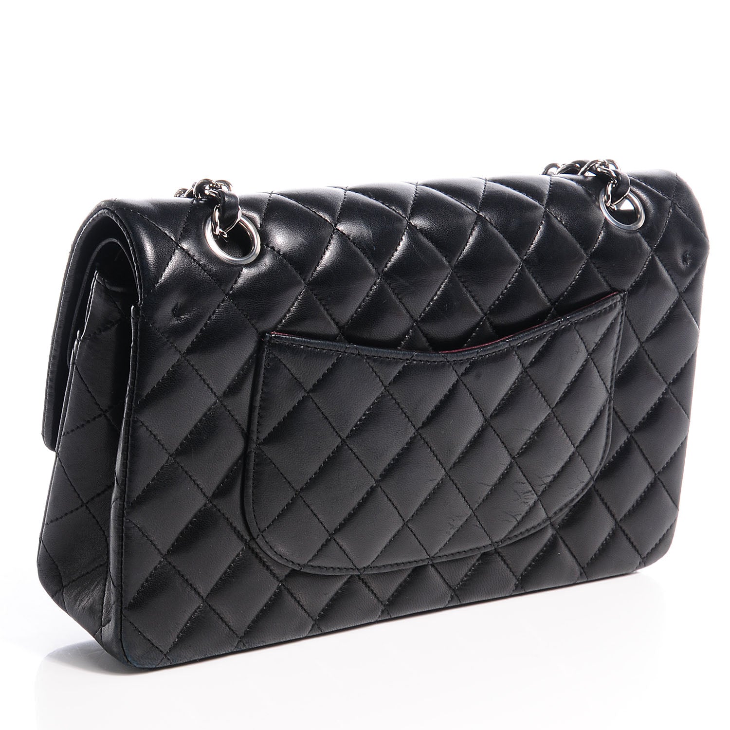 Chanel Lambskin Medium Double Flap Black 3 of 8