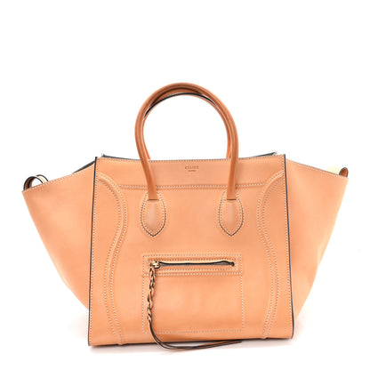 Celine Natural Calfskin Medium Phantom Luggage Beige 1 of 9