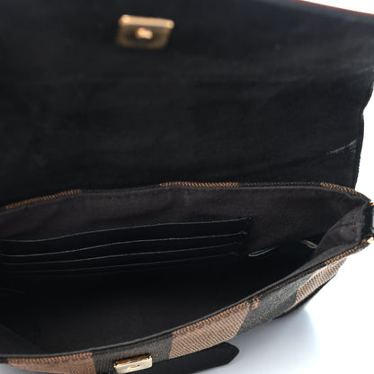 Fendi Calfskin Pequin Mini Chameleon Crossbody Red 4 of 8