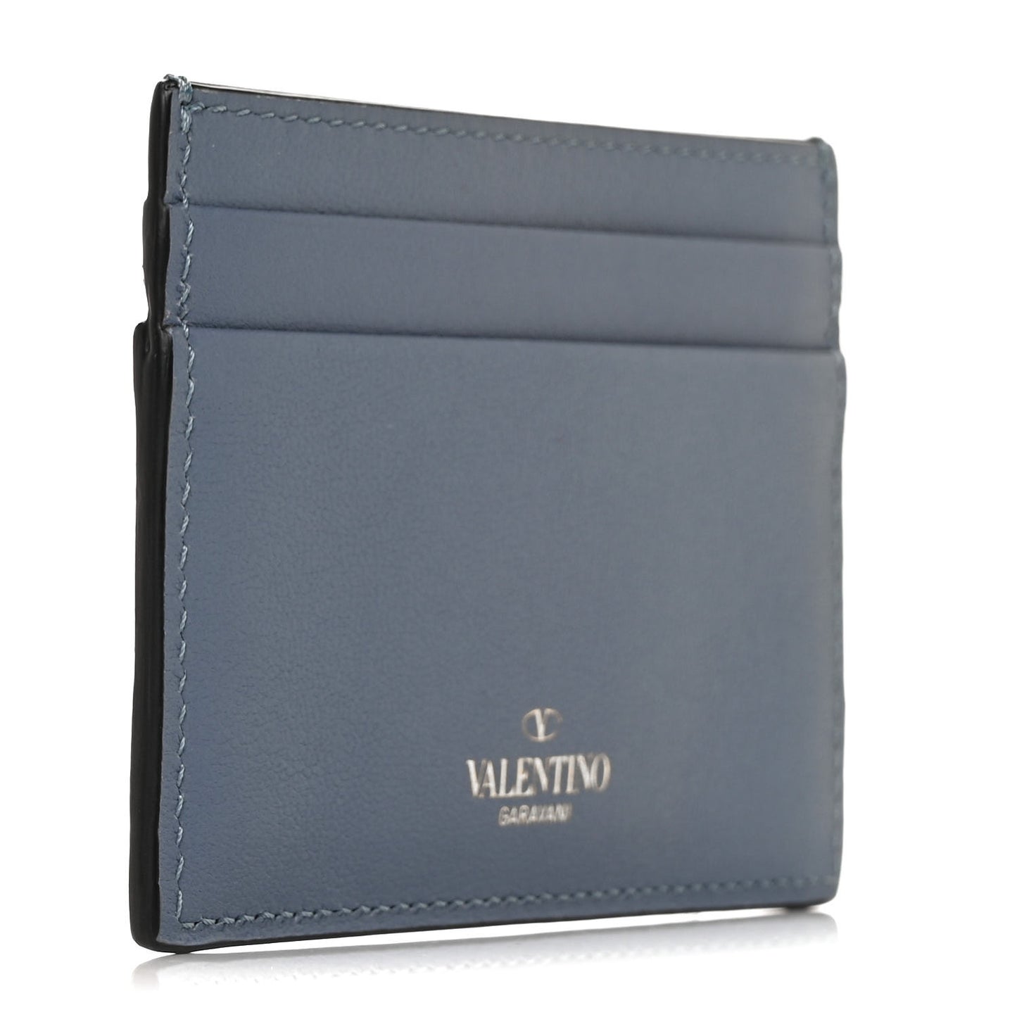Vitello Rockstud Card Holder Niagara