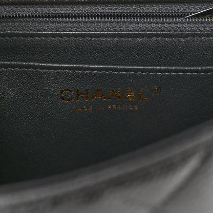 Chanel Caviar Quilted Mini Rectangular Flap Dark Grey 6 of 11