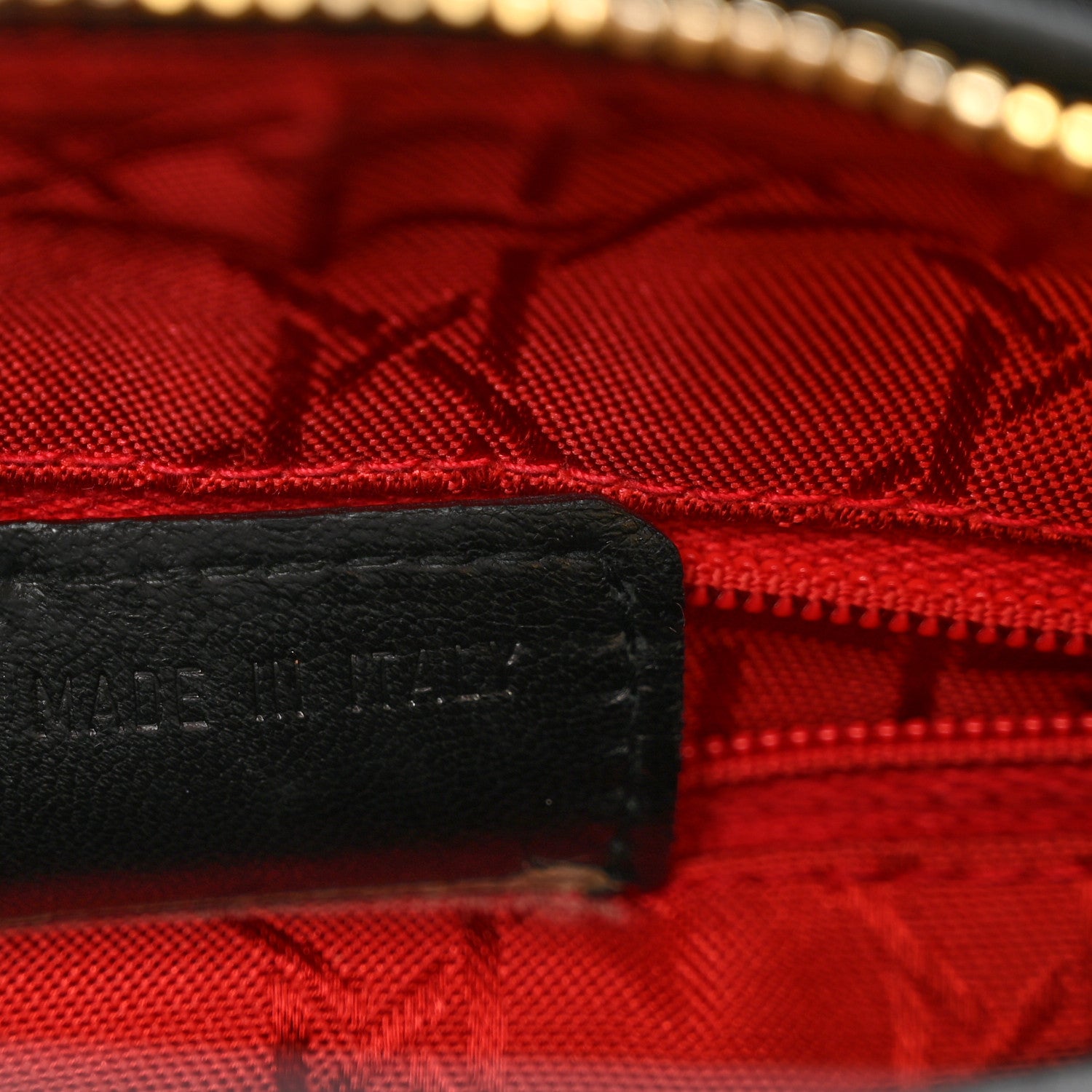 Christian Dior Lambskin Cannage Medium Lady Dior Black 7 of 11