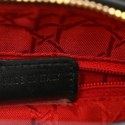 Christian Dior Lambskin Cannage Medium Lady Dior Black 7 of 11