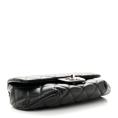 Chanel Calfskin Quilted CC Uniform Flap Belt Bag Black 4 of 10