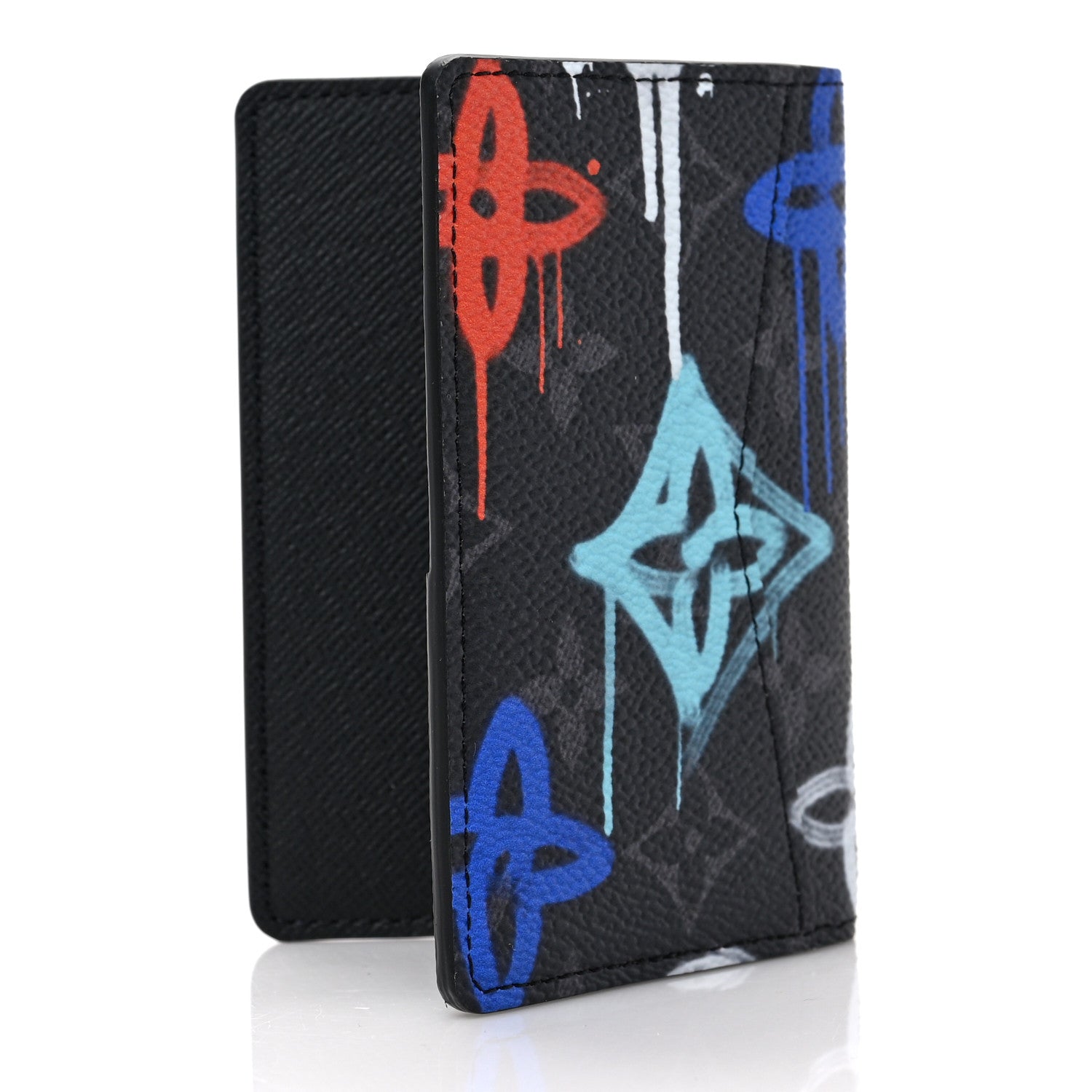 Louis Vuitton Monogram Eclipse Pocket Organizer Multicolor Lights 2 of 5