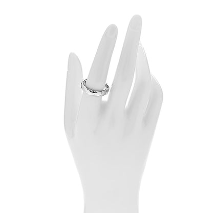 Bulgari 18K White Gold Serpenti Viper Thick Wedding Band Ring 57 8 2 of 6