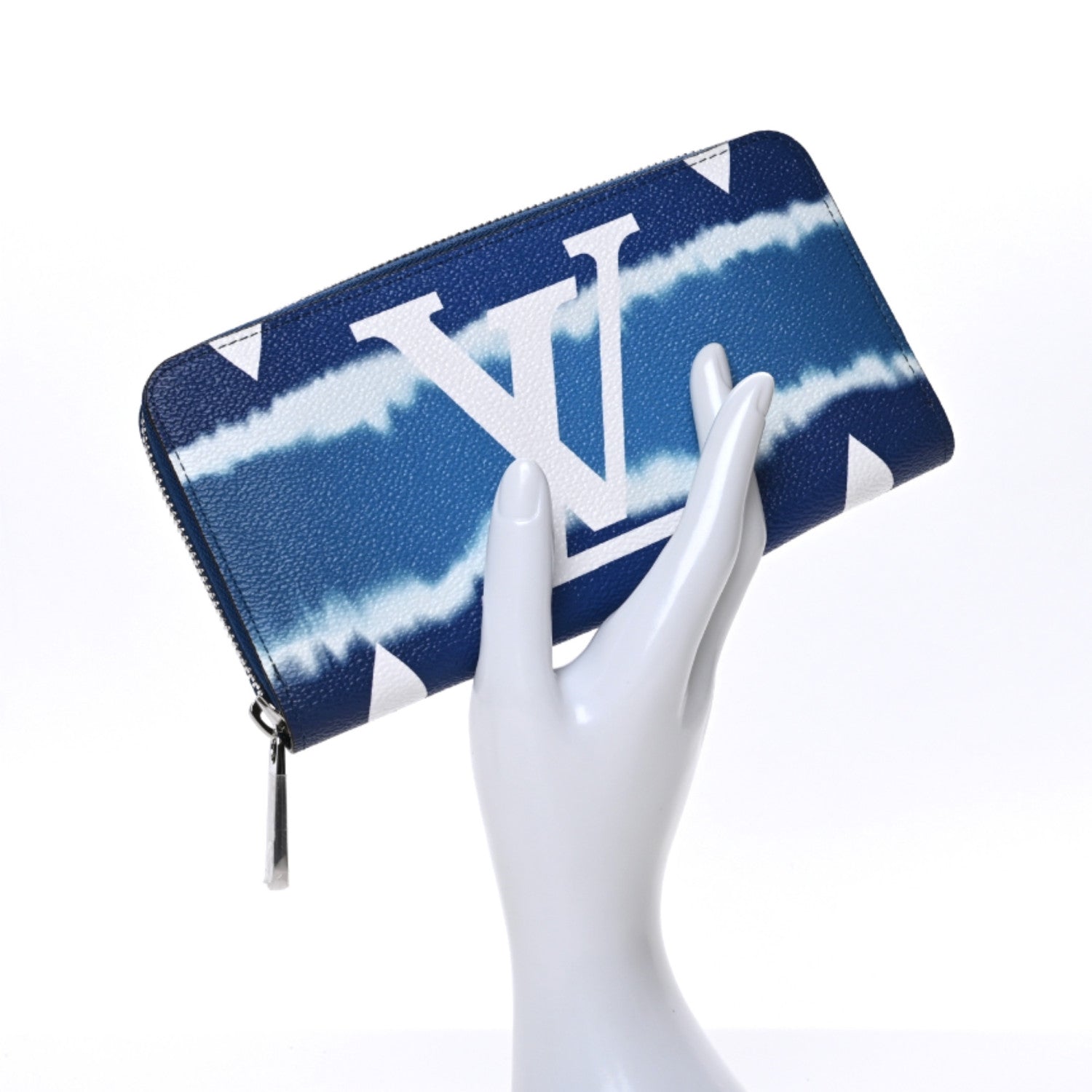 Louis Vuitton Monogram Escale Zippy Wallet Blue 2 of 7
