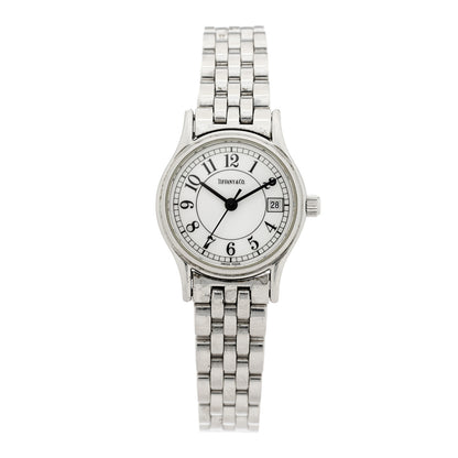 Tiffany Stainless Steel 24mm Classic Round Quartz Watch 1 of 4