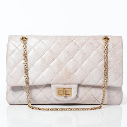 Chanel Leather 2.55 Reissue 227 Flap Blanc Fonce 1 of 9