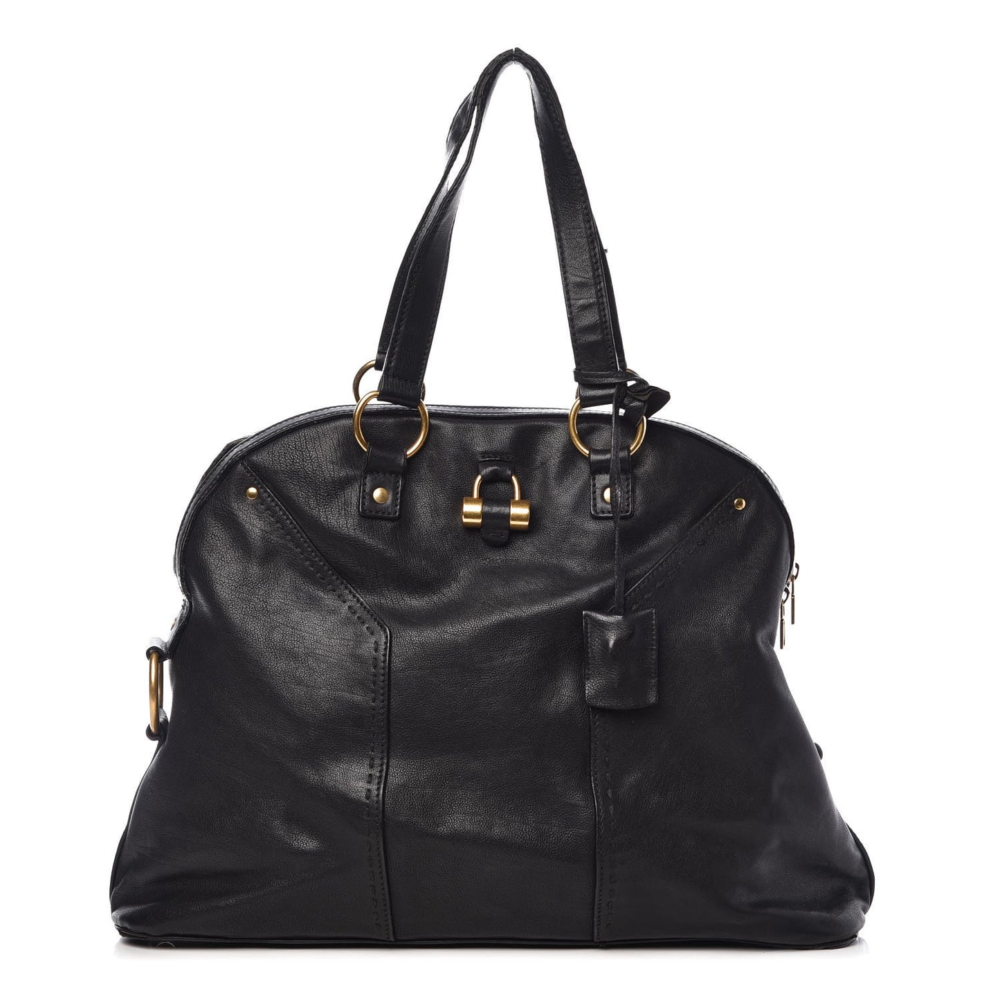 Calfskin Oversized Muse Black