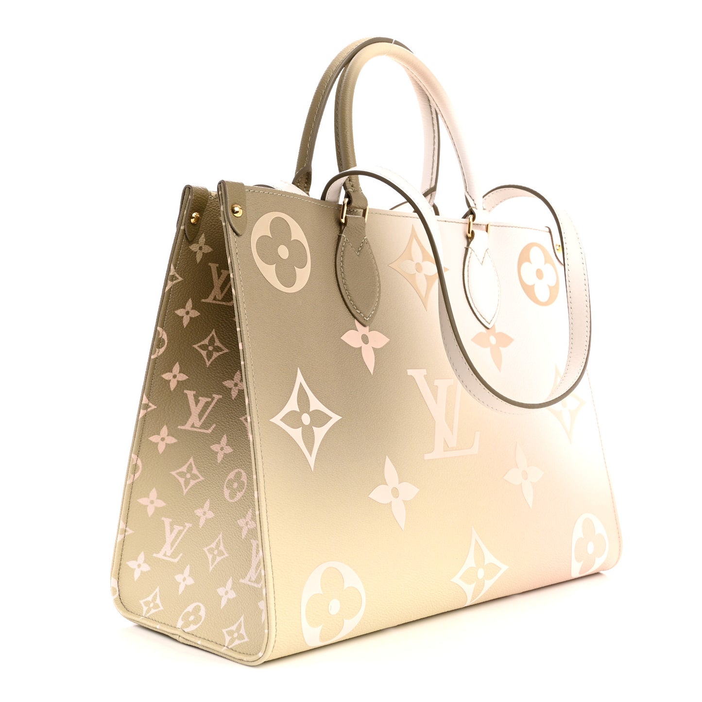 Monogram Giant Spring In The City Onthego MM Sunset Kaki
