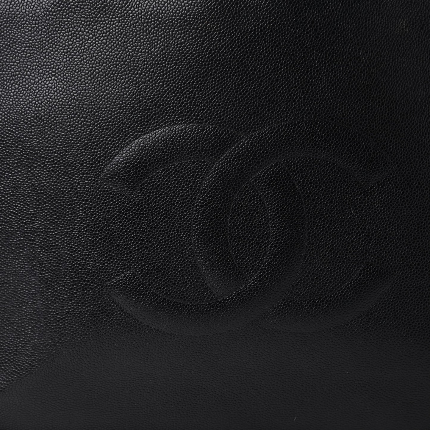 Caviar CC Shoulder Bag Black