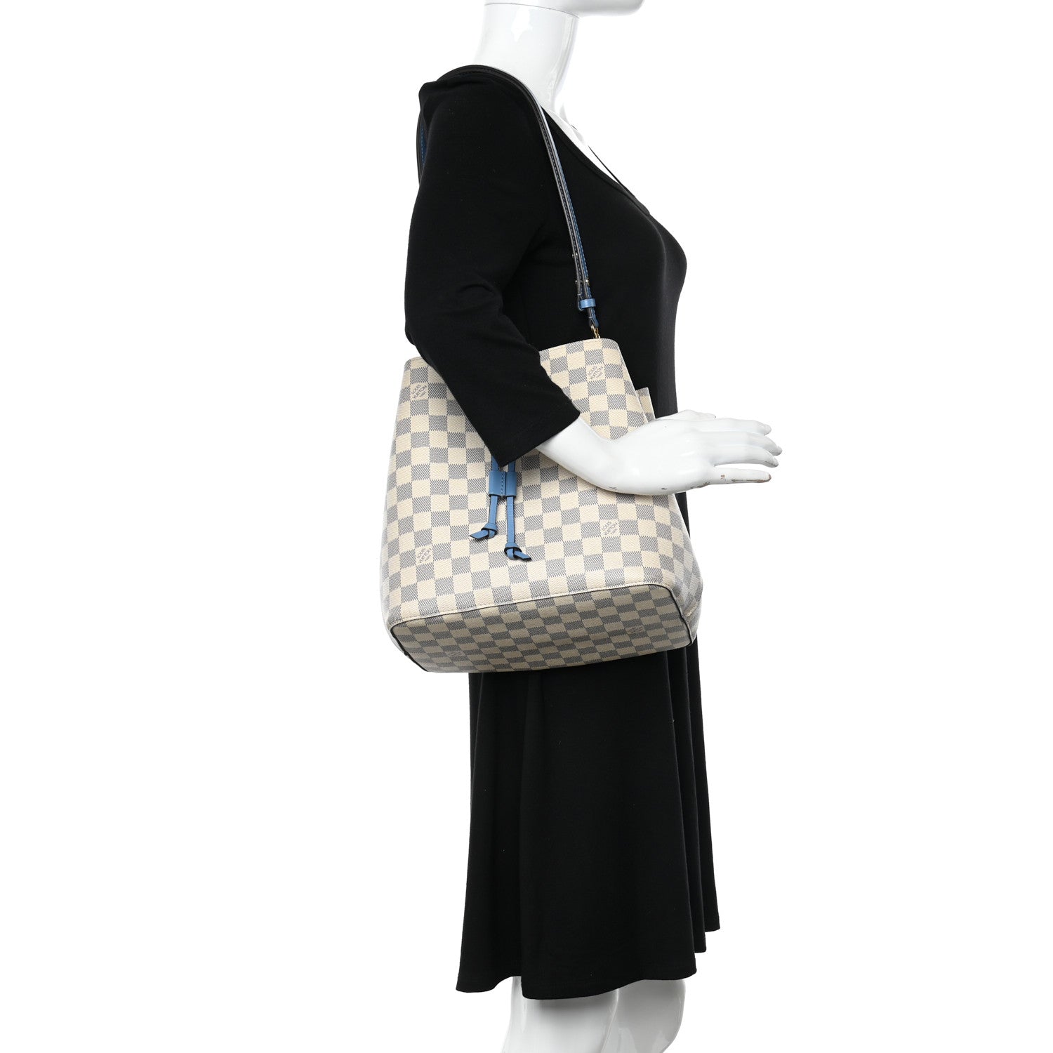 Louis Vuitton Damier Azur Neonoe MM Bleuet 2 of 11
