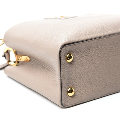 Louis Vuitton Taurillon Capucines PM Galet 6 of 10