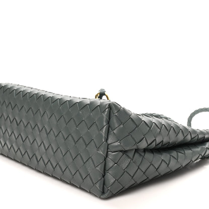 Bottega Veneta Nappa Intrecciato Medium Andiamo Shoulder Bag Aloe 9 of 9