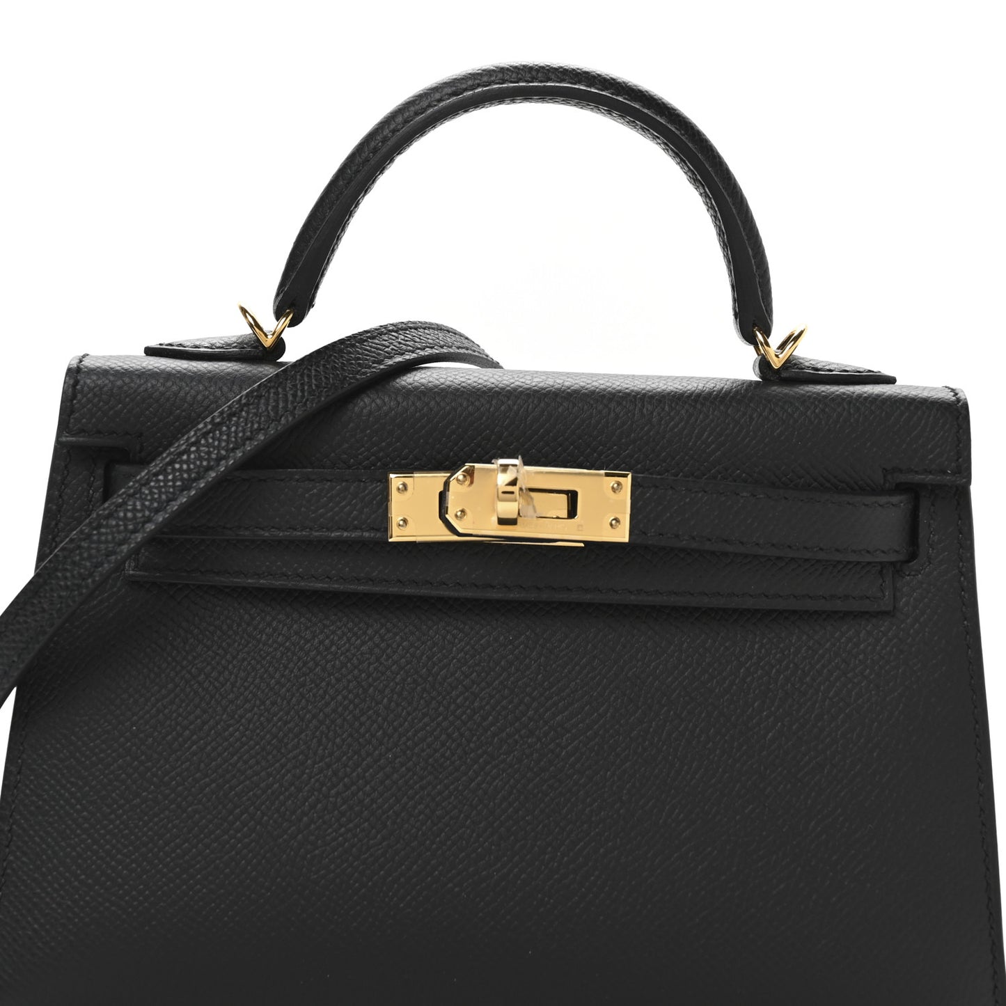 Epsom Mini Kelly Sellier 20 Black