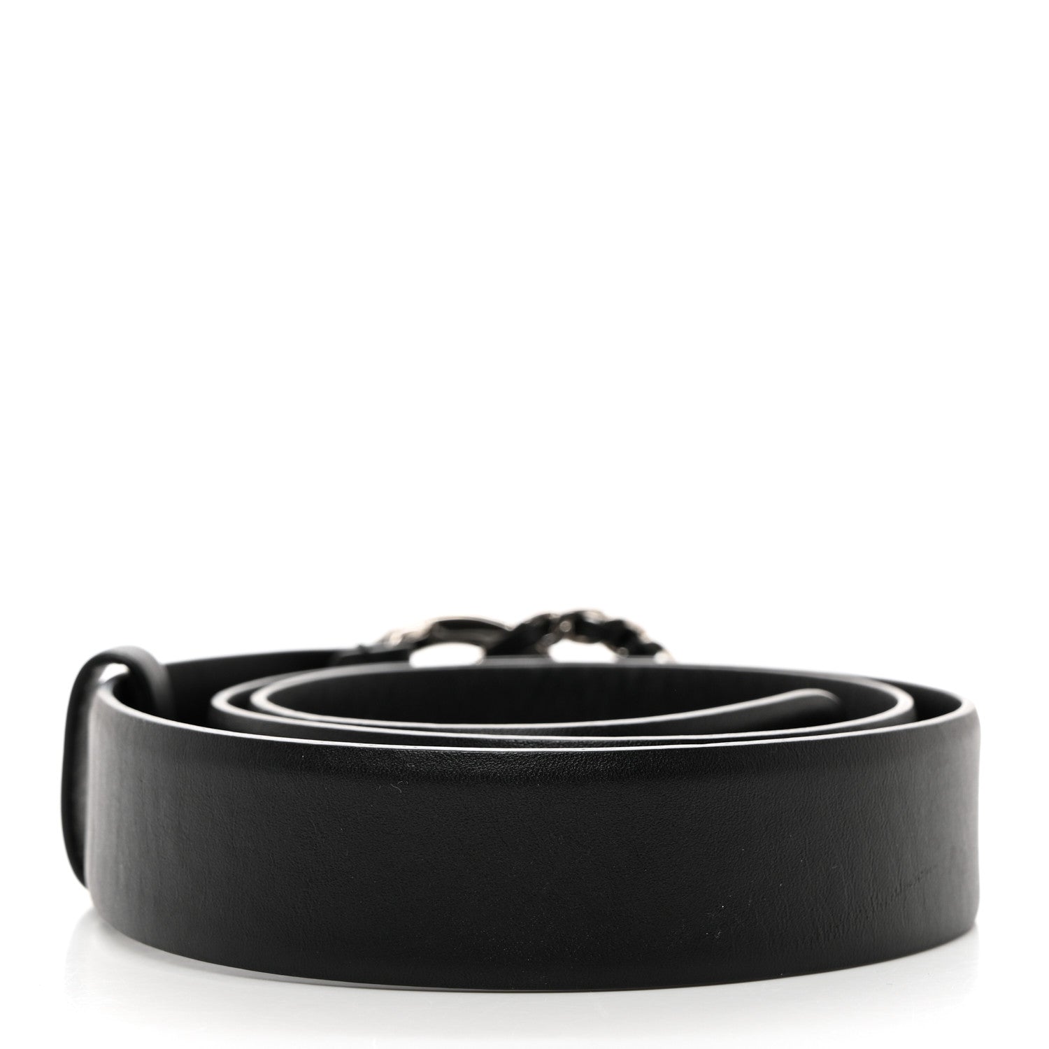 Chanel Lambskin Crystal CC Belt 75 30 Black 2 of 5