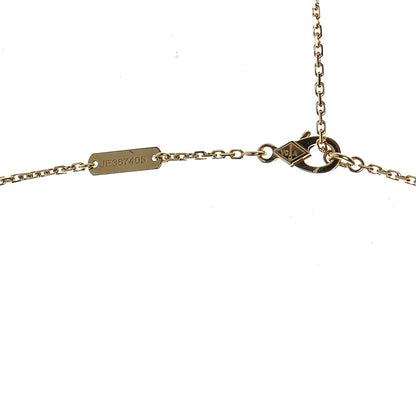 Van Cleef & Arpels 18K Yellow Gold Mother of Pearl Vintage Alhambra Pendant Necklace 5 of 6