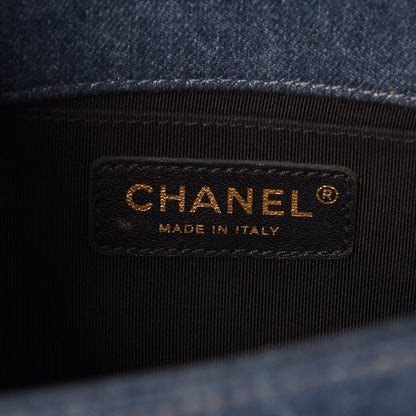 Chanel Denim Patchwork Small Boy Flap Blue 6 of 8