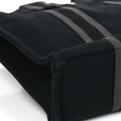 Hermes Canvas Herline PM Tote Black 8 of 9