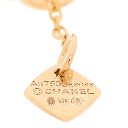 Chanel 18K Yellow Gold Coco Crush Station Bracelet 5 of 6