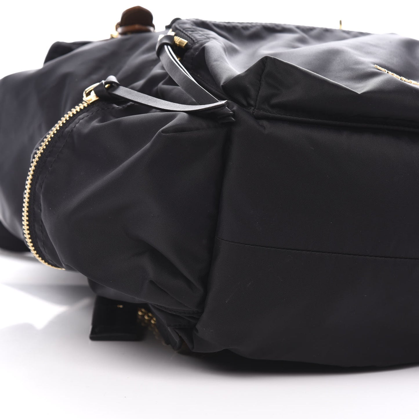 Nylon Medium Rucksack Backpack Black