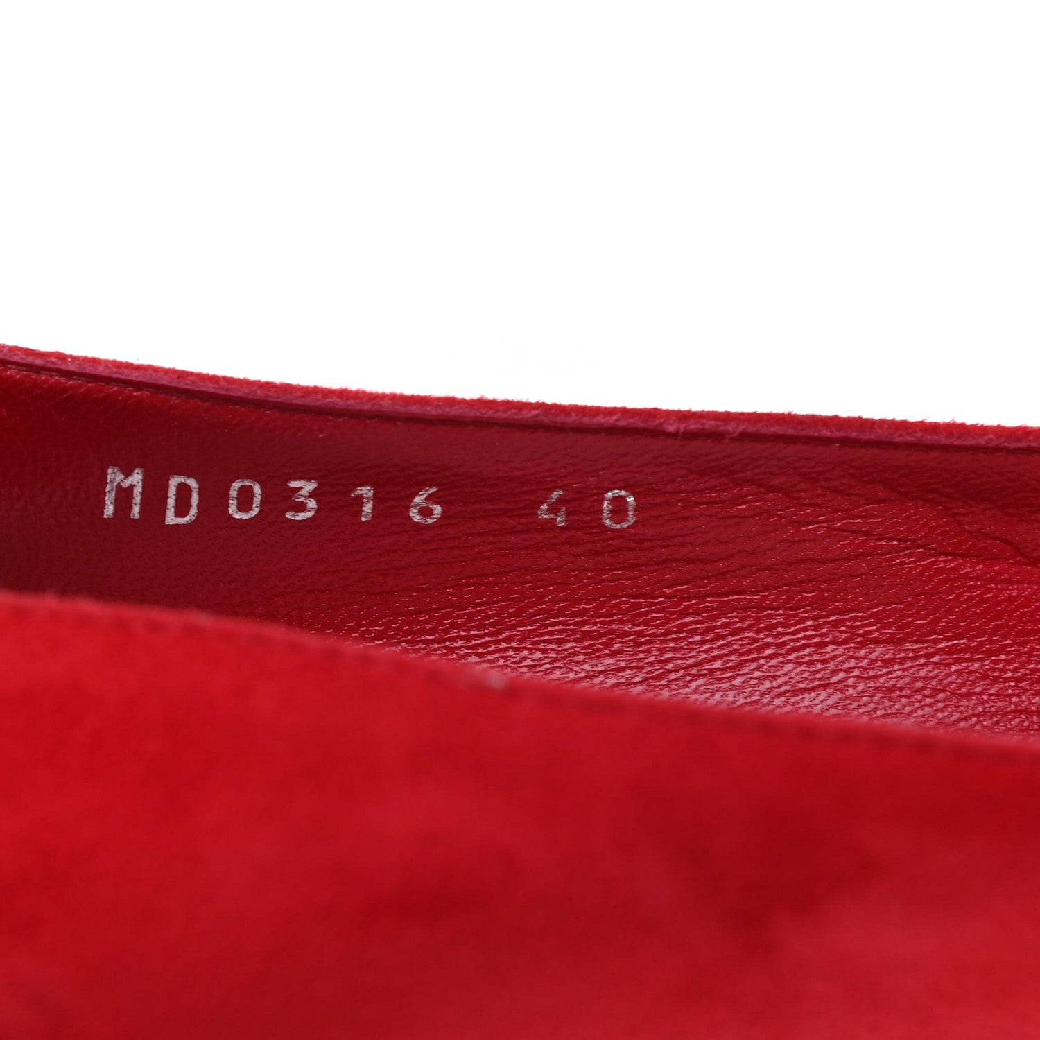 Christian Dior Suede Songe Pumps 40 Red 8 of 13