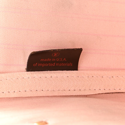 Louis Vuitton Damier Ebene Neo Neverfull MM Rose Ballerine 8 of 26