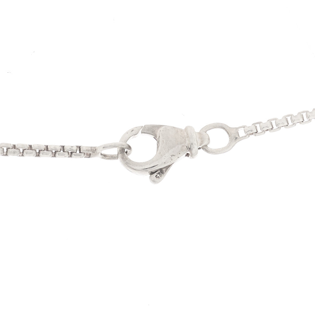 Sterling Silver Diamond Starburst 5 Station Necklace