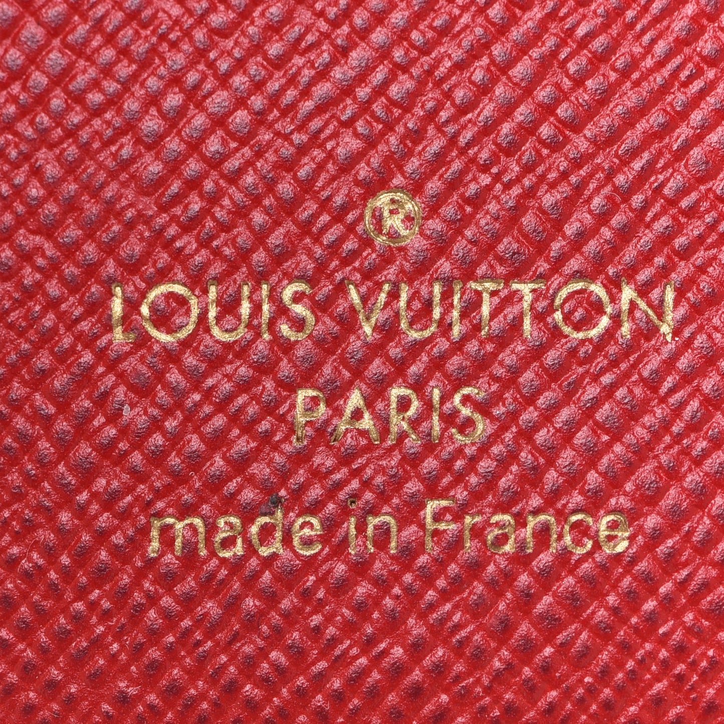 Damier Ebene Victorine Wallet Cherry