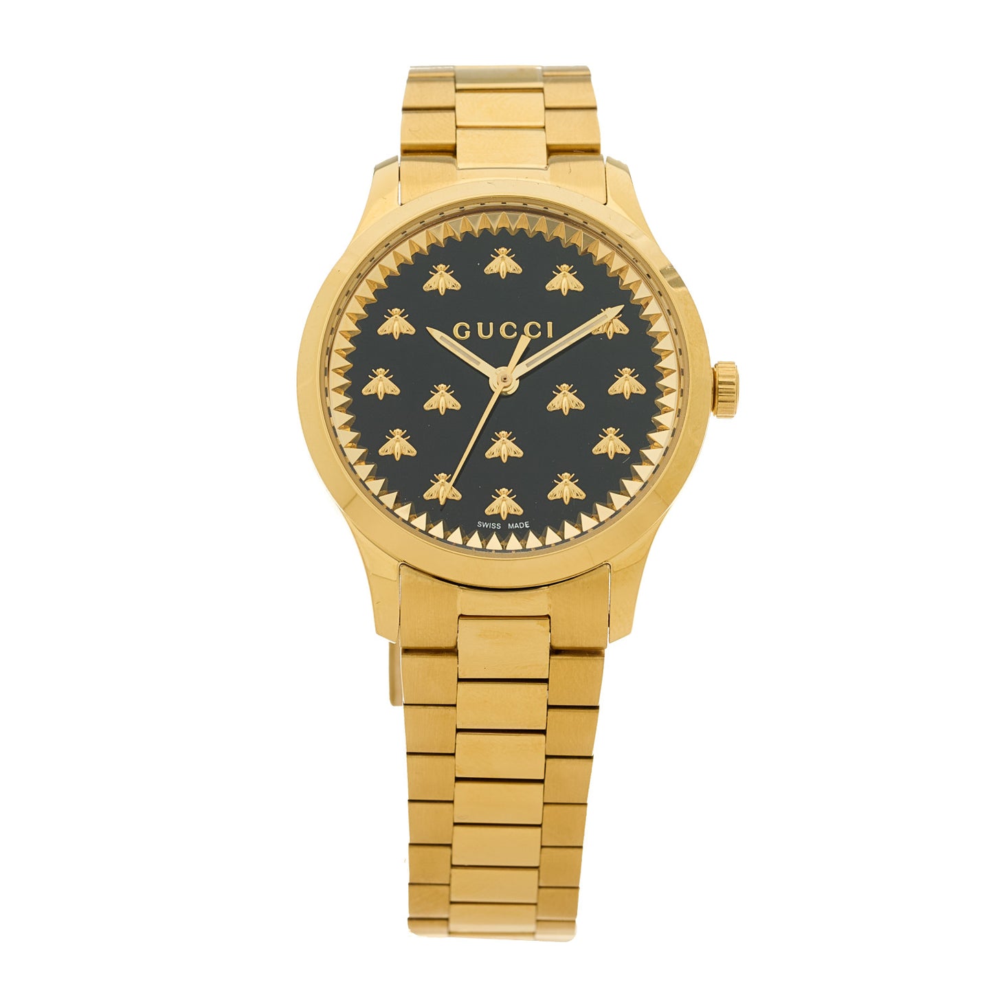 Stainless Steel 32mm G-Timeless Bee Quartz Watch Black