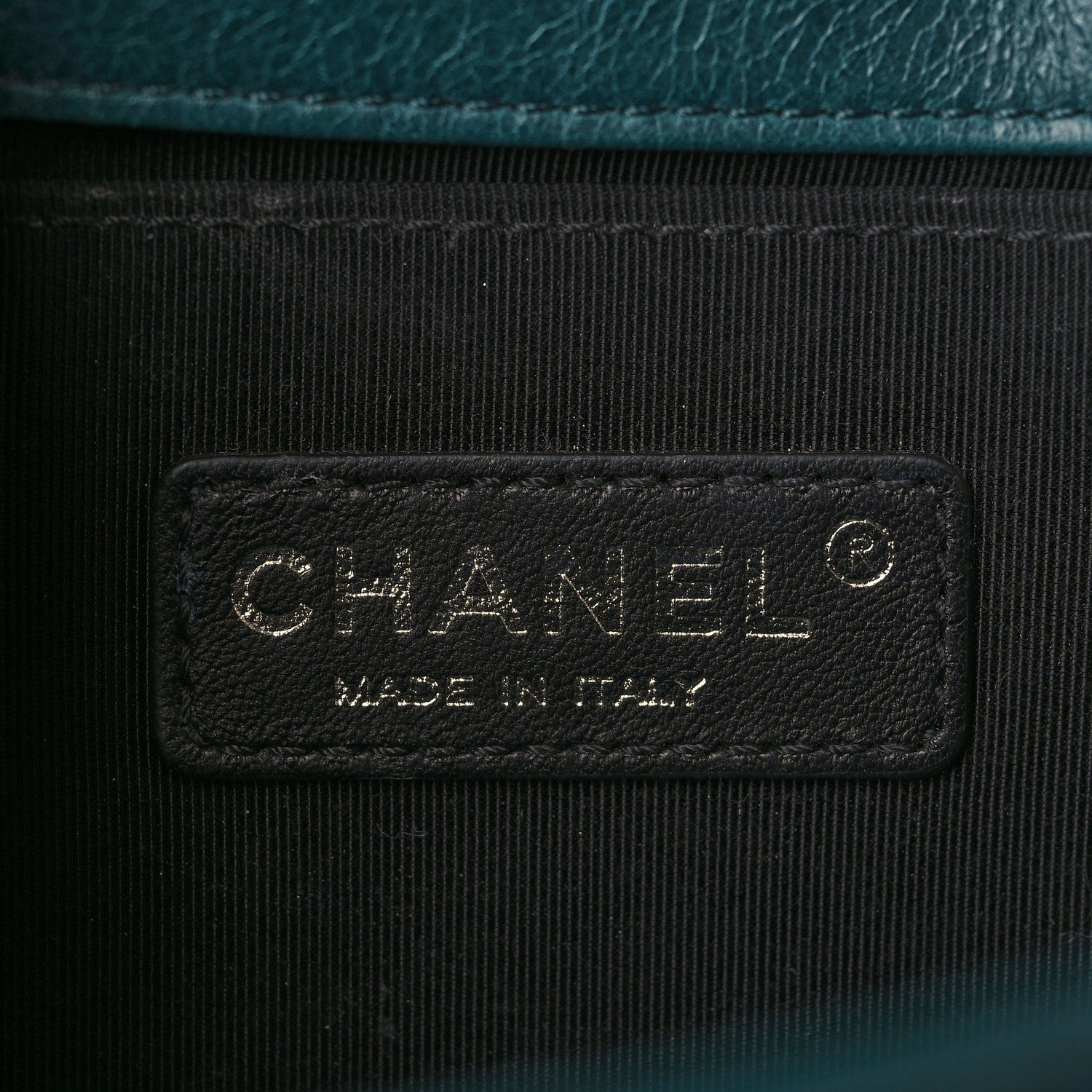 Chanel Calfskin Double Stitch Medium Boy Flap Green 5 of 10