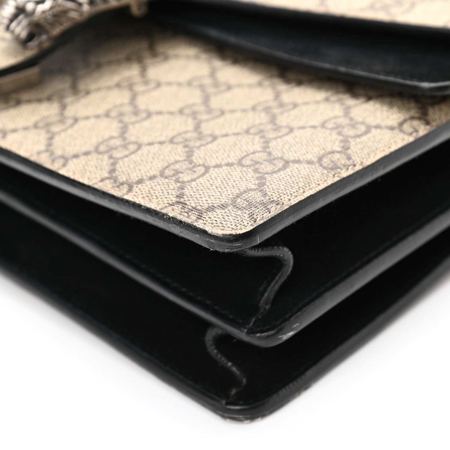 Gucci GG Supreme Monogram Small Dionysus Shoulder Bag Black 10 of 17