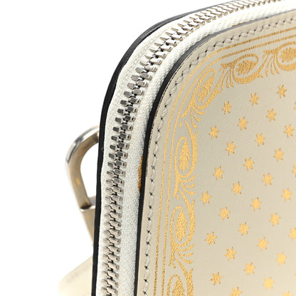 Gucci X SEGA Calfskin GUCCY Stars Mini Dome Shoulder Bag Mystic White Gold 16 of 17