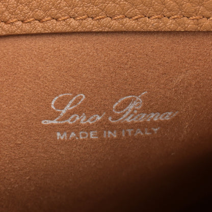 Loro Piana Grained Calfskin Micro Bale Bag Spiced Curry 6 of 10