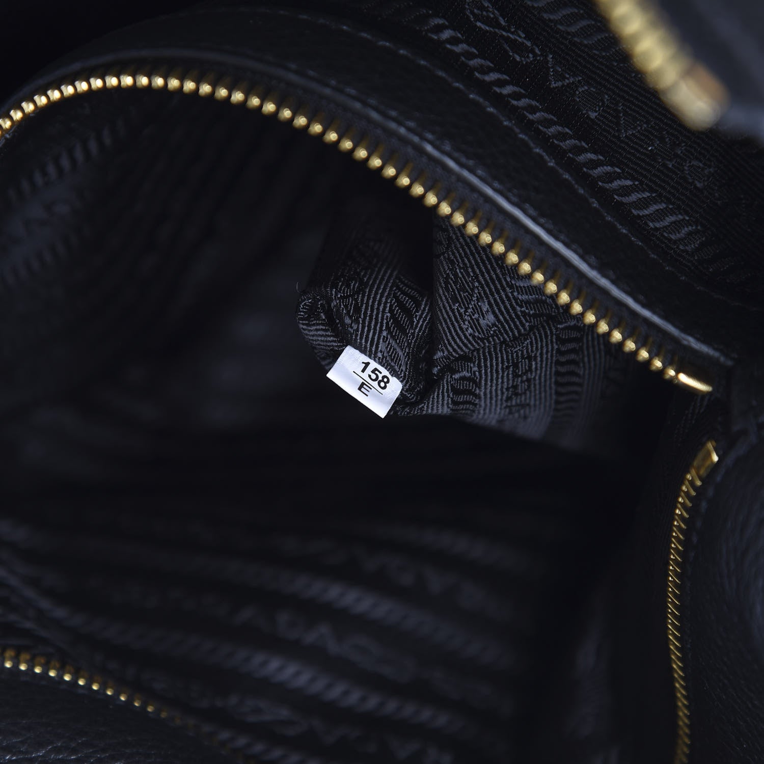 Prada Vitello Daino Tote Black 7 of 15
