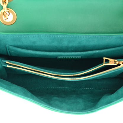 Louis Vuitton Calfskin New Wave Chain Bag MM NM Emerald 5 of 13