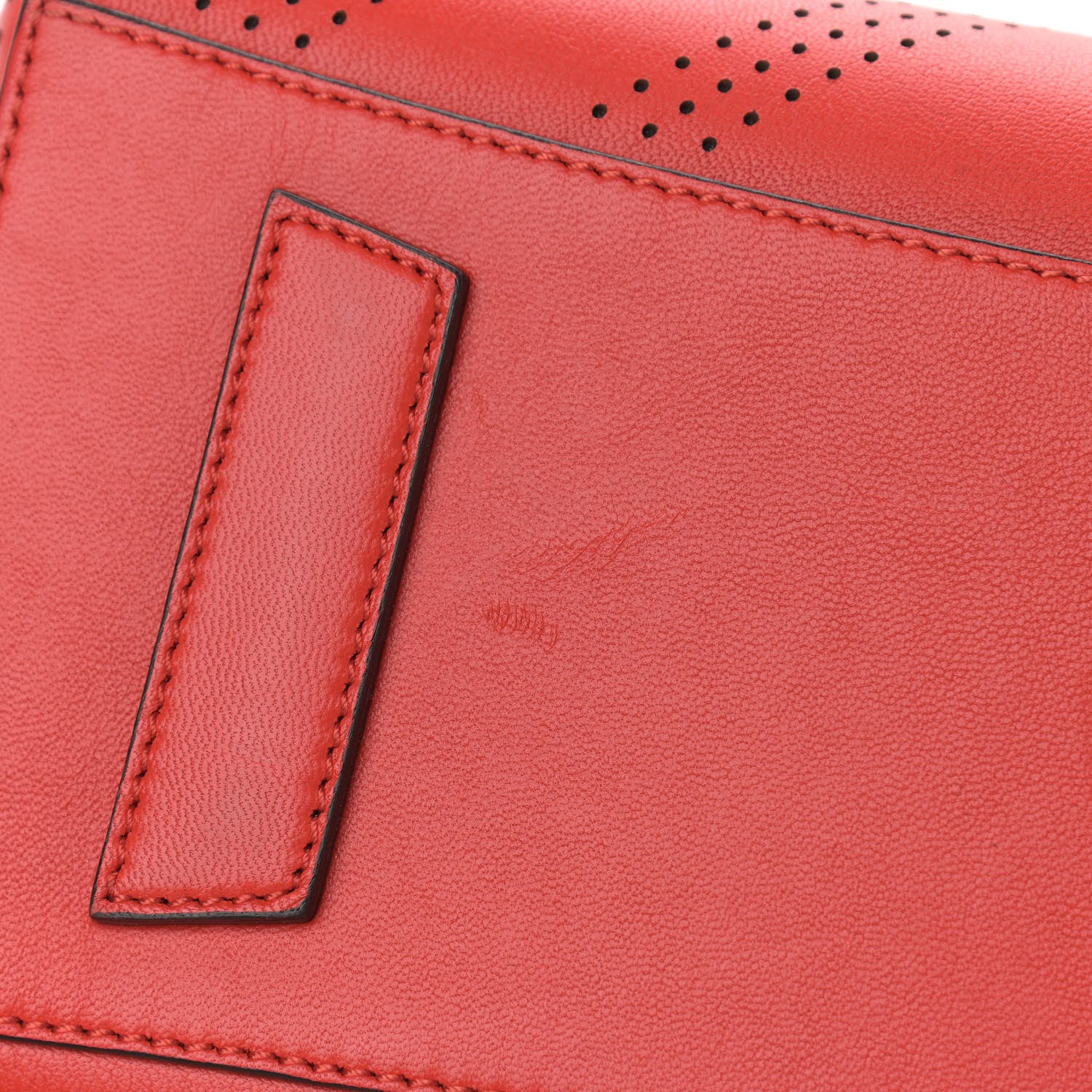 Givenchy Lambskin Perforated Small Antigona Pop Red 10 of 12