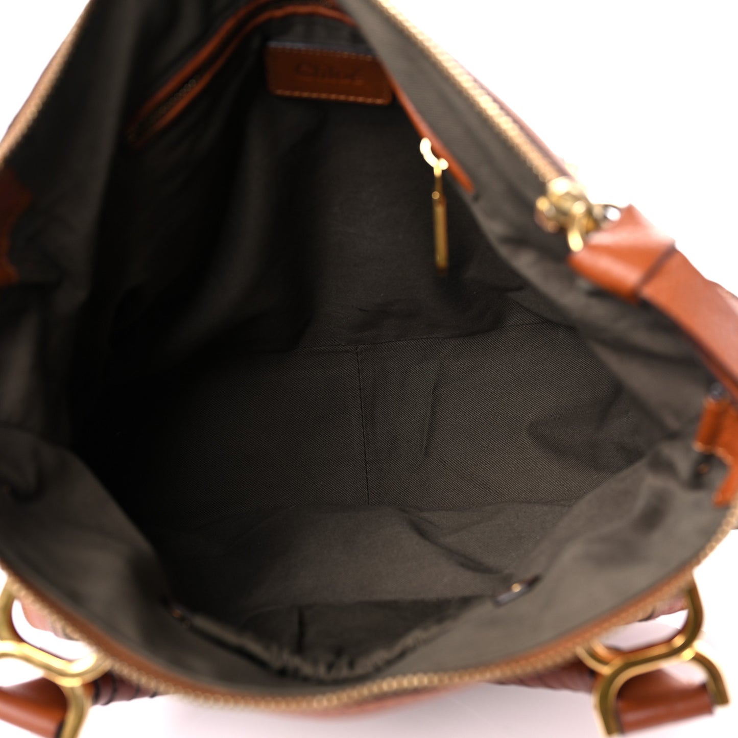 Calfskin Medium Marcie Satchel Tan