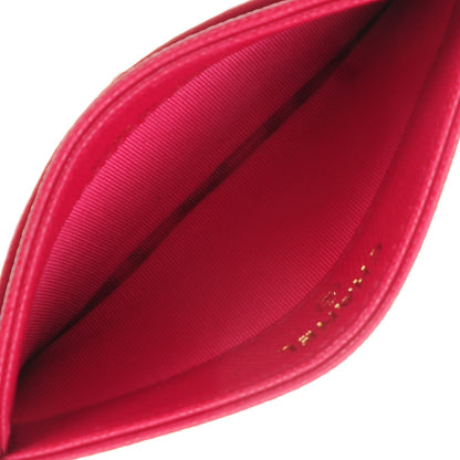 Chanel Caviar Camellia Embossed Card Holder Fuchsia 5 of 8